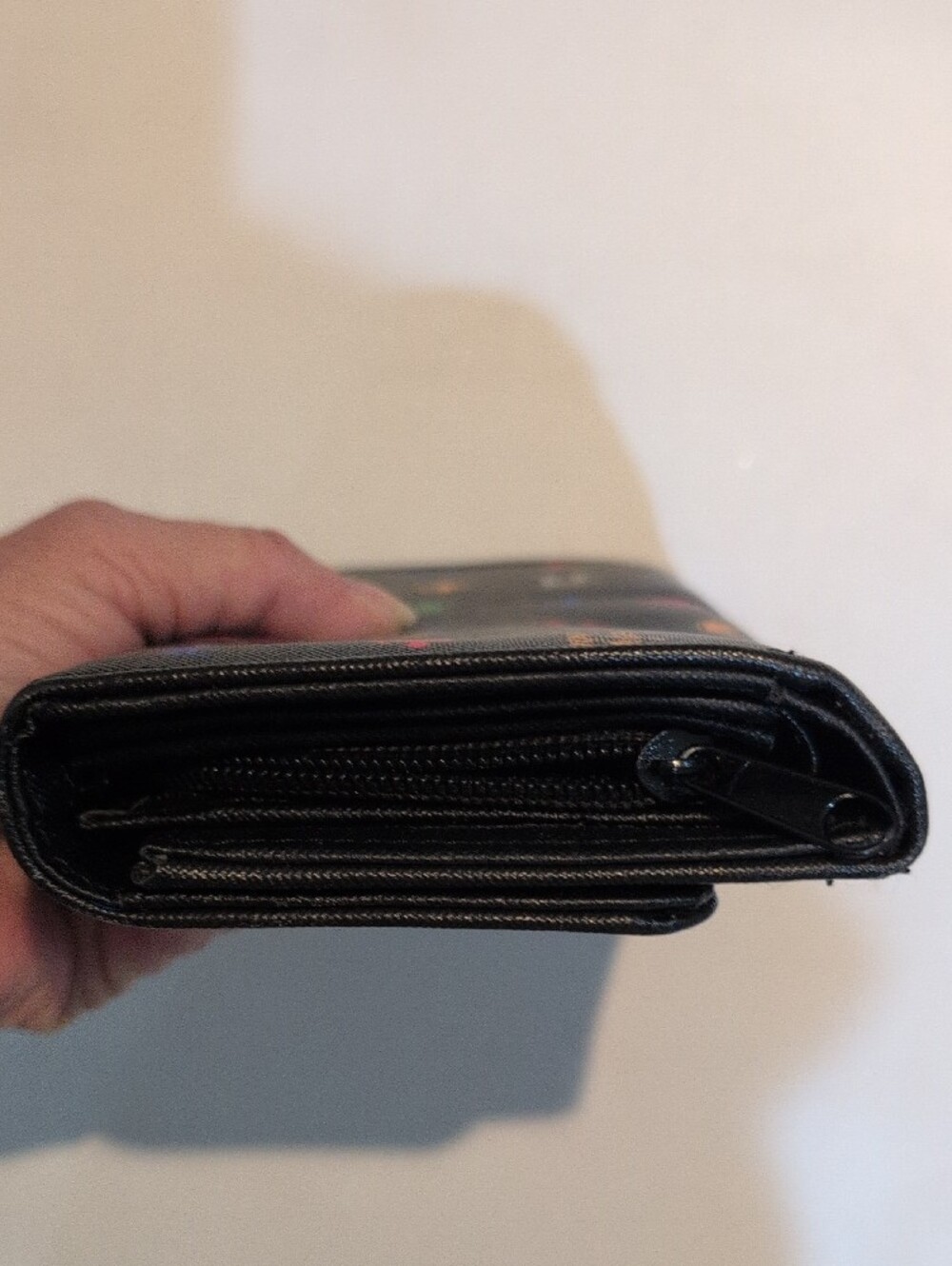 Baby Phat Black Wallet with Multicolor Logo Accents Y2K Era - Picture 5 of 14
